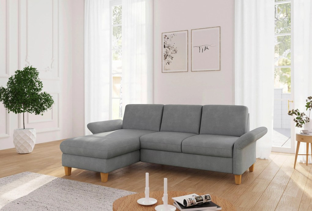 XXXLutz ROHOVÁ SEDAČKA, textil, sivá Sit & More - Sedačky - 000144016106