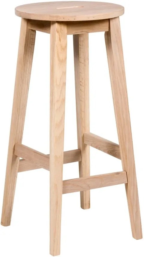 Matne lakovaná barová stolička z dubového dreva Rowico Frigg