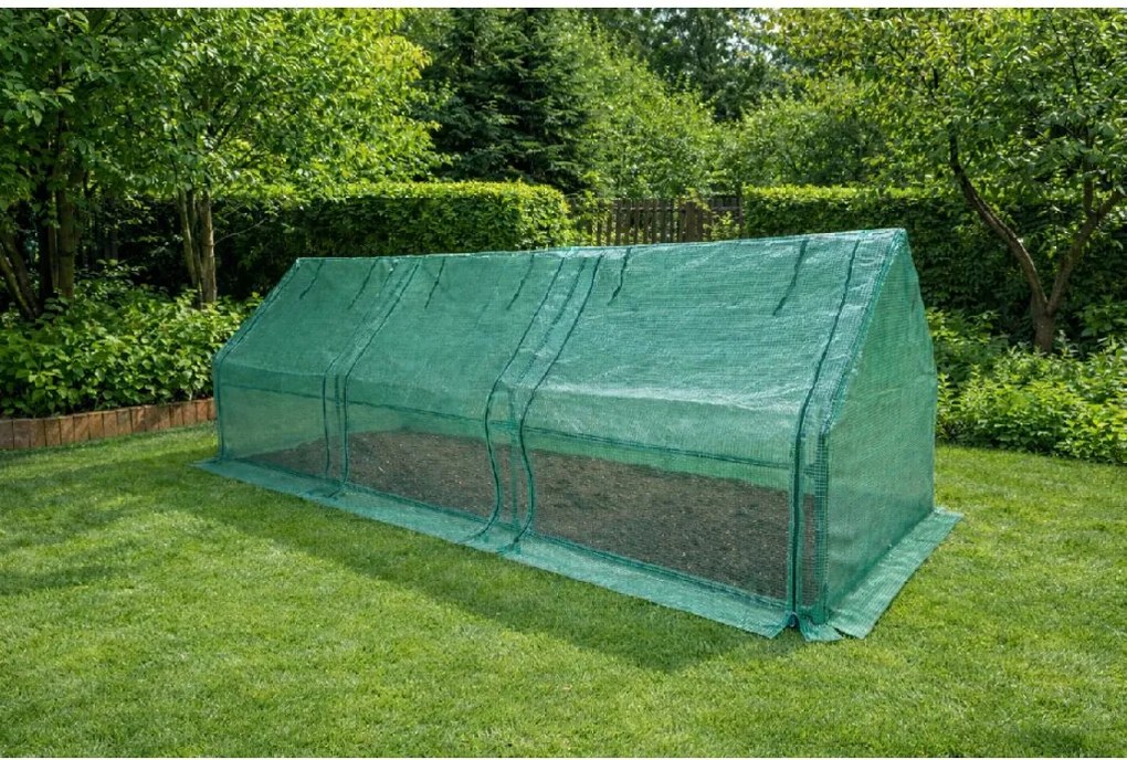 Mini fóliový skleník BestBerg BBGH-270 / 270 x 90 x 90 cm / zelená