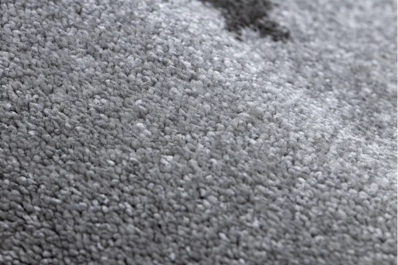 Okrúhly koberec PETIT SLONÍK, HVIEZDY, sivý
