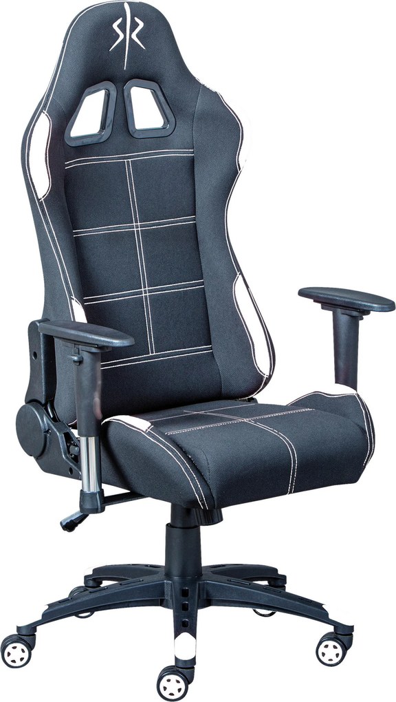 XXXLutz HERNÁ STOLIČKA, sieť, čierna, biela MID.YOU - Online Only kancelárie - 000528040903