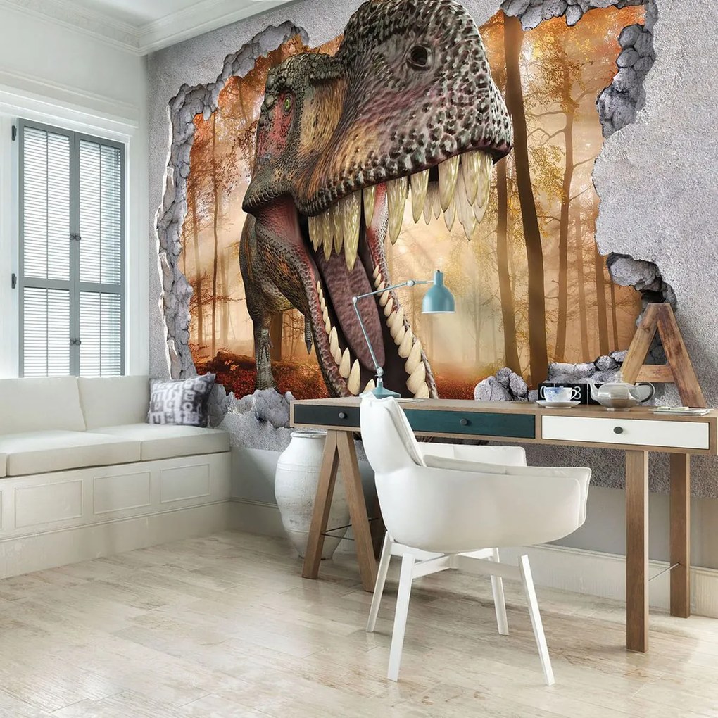 Fototapeta - Diera - dinosaurus (254x184 cm)