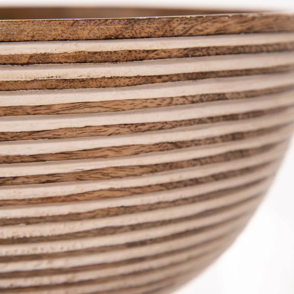 Drevená misa v prírodnej farbe ø 24 cm Mango - Orion