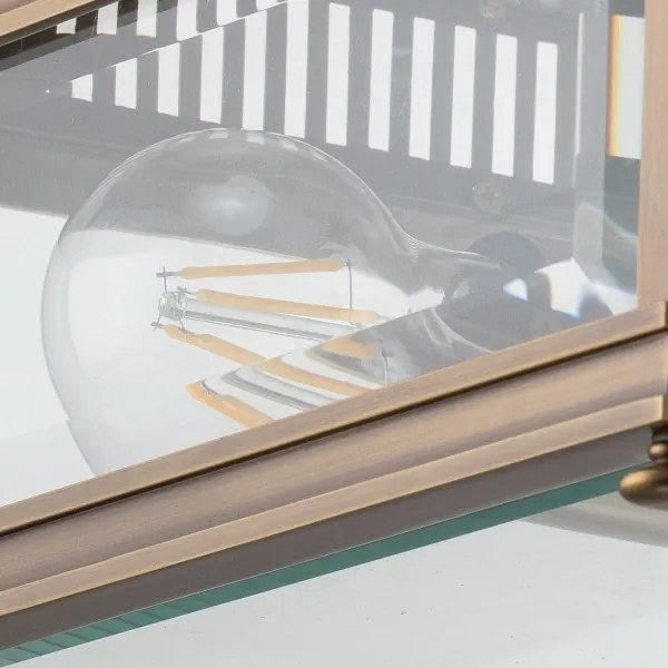 Elstead HOLBORN-F-DB - Vonkajšie stropné svietidlo HOLBORN 2xE27/60W/230V IP44