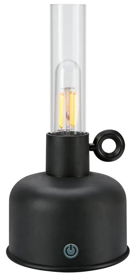 Čierna LED stolová lampa (výška 22 cm) Astrid – Markslöjd