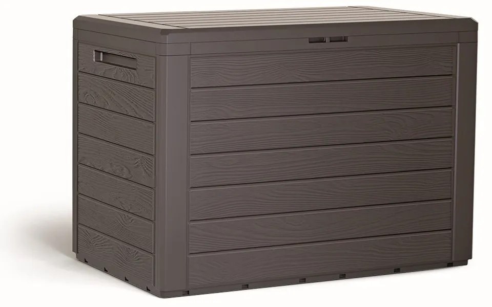 Záhradný box, 190 l, tmavo hnedá