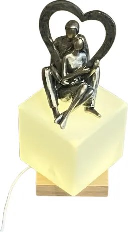 Stmievateľná lampa LED 1,2W CUBE dizajn LOVERS 10*29