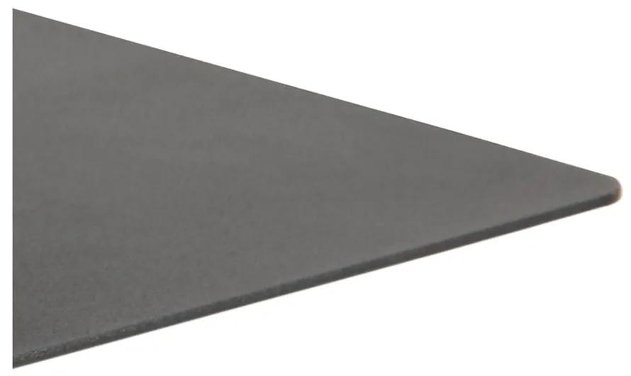 Čierna dvojitá nástenná polica z kovu Actona Joliet, šírka 35 cm