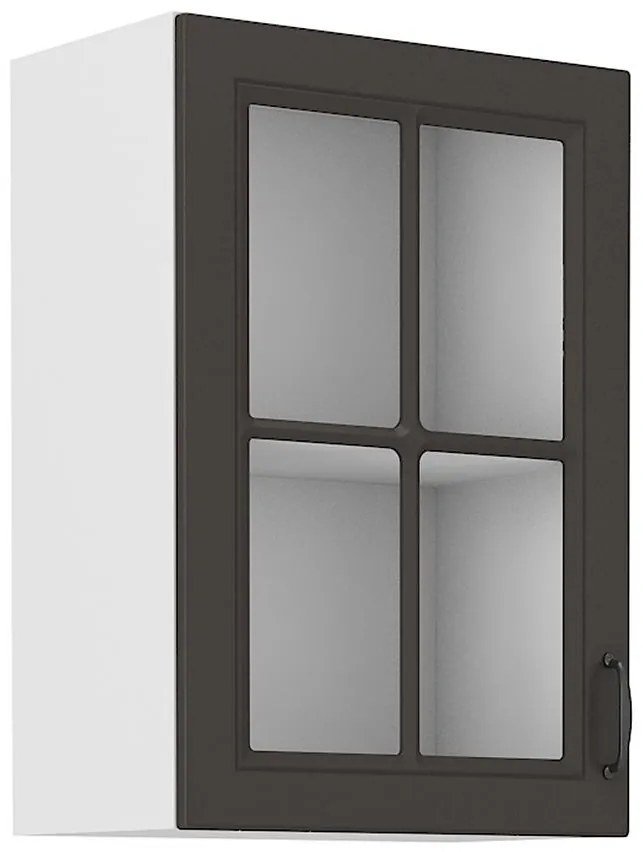 Kuchynská skrinka STILO grafit mat/biely 40gs-72 1f