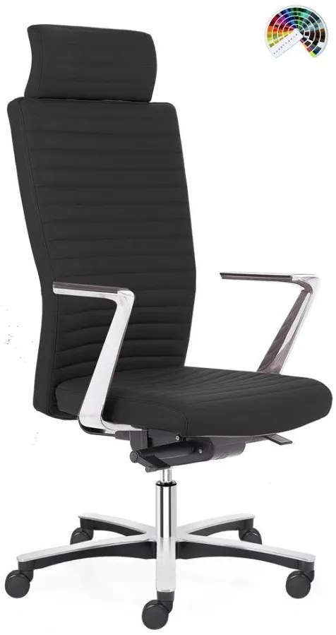 PEŠKA Kancelárska stolička MATADOR CR XL čalúnenie KOŽA