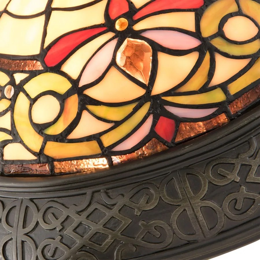 Prisadené svietidlo stropnica vitráž