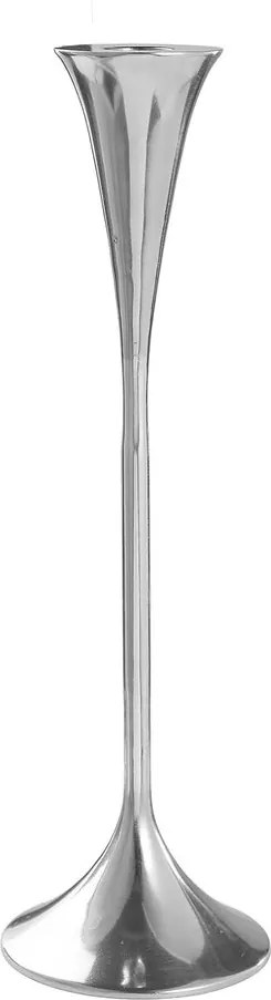 HIGHLIGHT Svietnik na dlhú sviečku 30 cm - strieborná