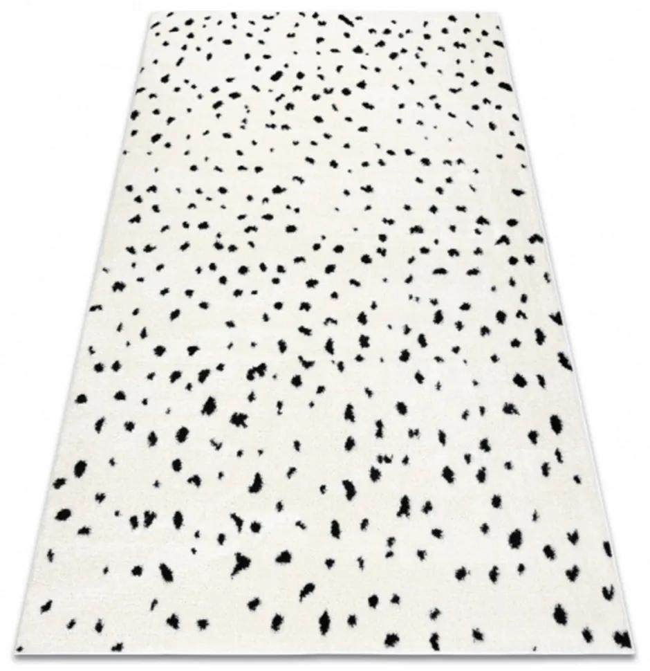 Kusový koberec Catal krémovočierný 120x170cm