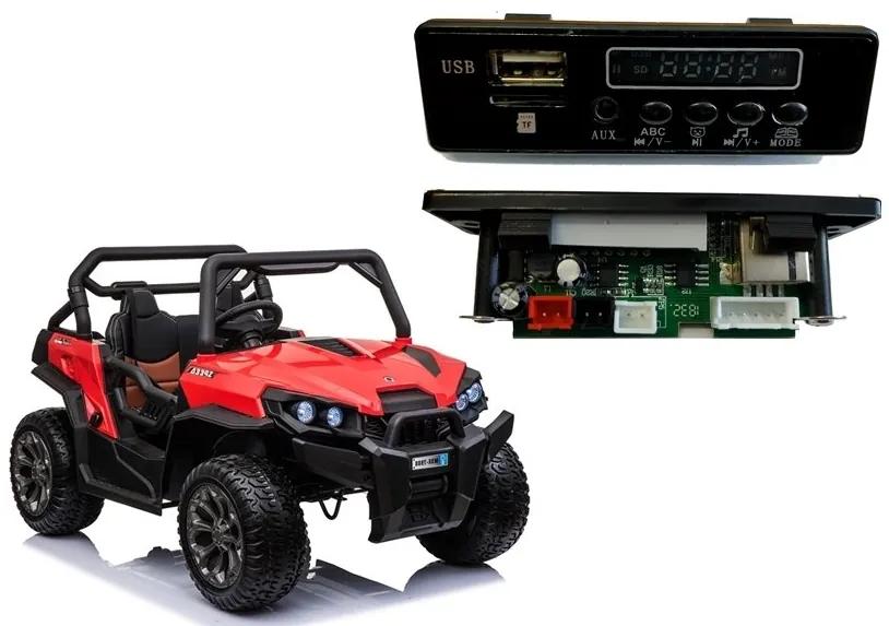 Lean Cars Hudobný panel pre elektrické autíčko s batériou WXE8988 BBH3688 XMX603