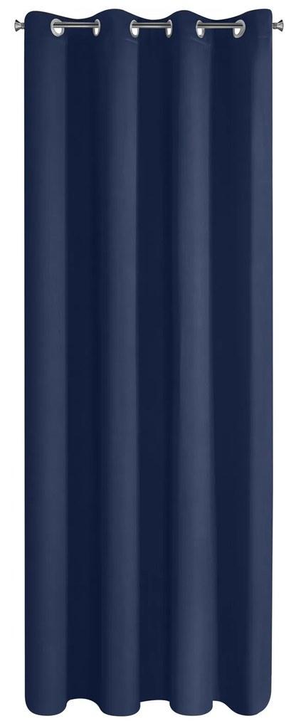 ZATEMŇOVACÍ ZÁVES LOGAN 135X250 CM TMAVOMODRÁ