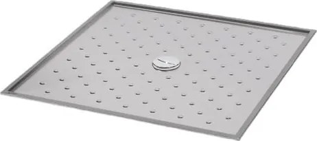 Nerezová sprchová vanička 900 x 900 x 15 mm