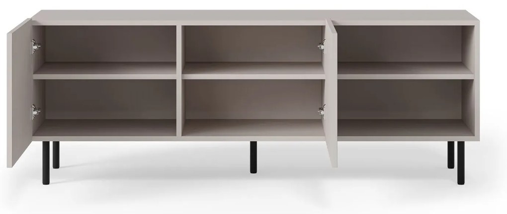 TV stolík Paxos 150 cm kašmír/čierny