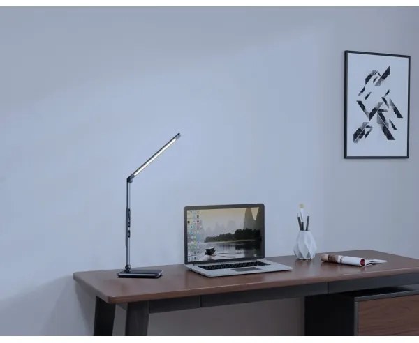 Immax 08968L - LED Stmievateľná stolná lampa LED/8,5W/230V s bezdrôtovým nabíjaním