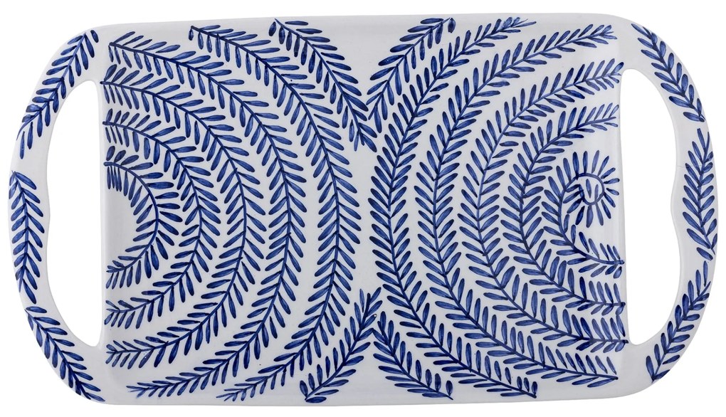 Bloomingville Keramická servírovacia tácka Karlie Blue
