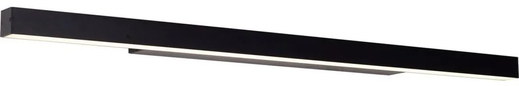MAXLIGHT W0266 - LED Stm. kúp. osvetlenie zrkadla LINEAR LED/36W/230V IP44 čierna