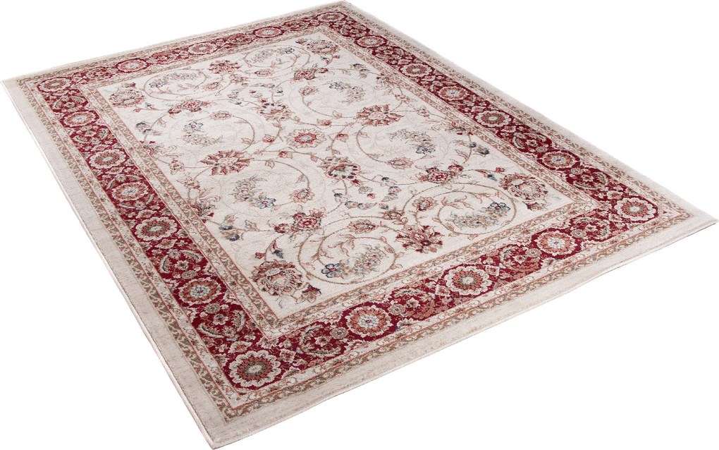 TA Koberec K473C WHITE COLORADO BIL Červený Obdĺžnikový Rozmer: 180x250 cm