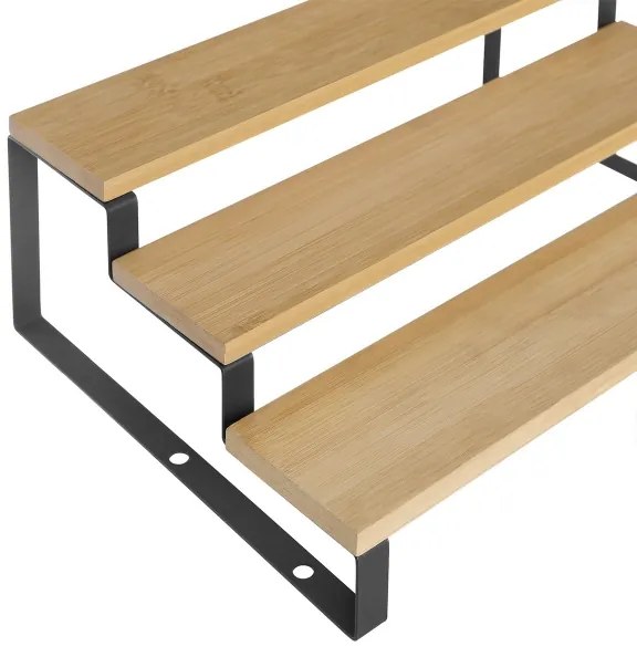 Sada 2x stojanov na koreničky MARGE čierna/hnedá