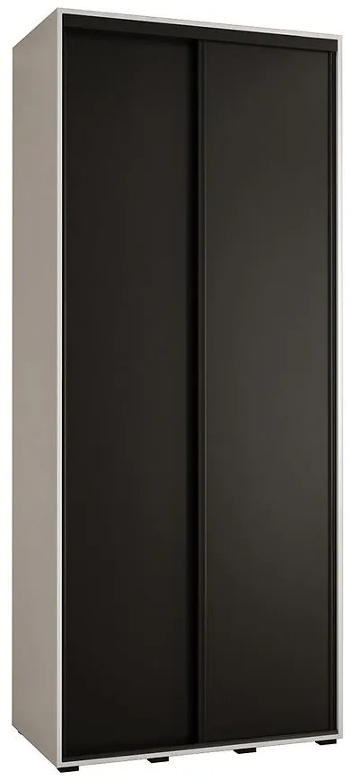 Skriňa 45 Canaris 1 120 biela/čierna/čierna