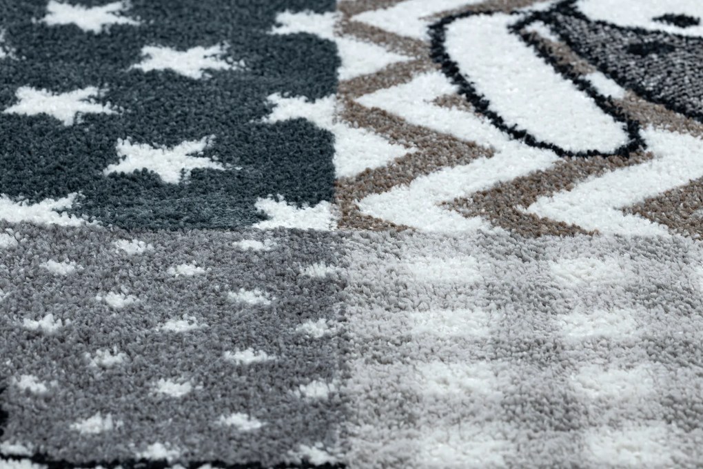 Koberec FUN Pets pre deti,  sivý