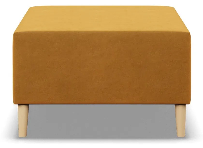 Podnožka ETNA - Kronos 70 x70 cm Žltá