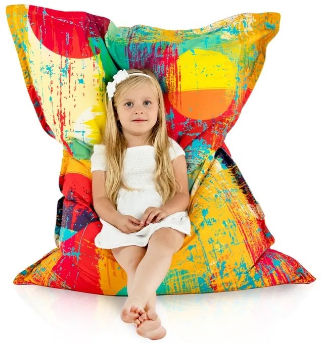 Dizajnový farebný sedací vak Fresh – XL/XXL Veľkosť: XL