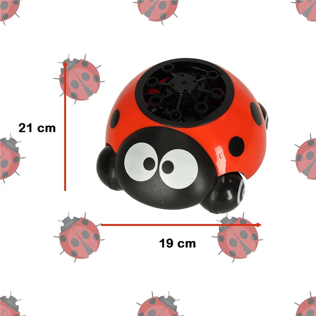 KIK Mydlové bubliny stroj mydlové bubliny ladybird svetlá