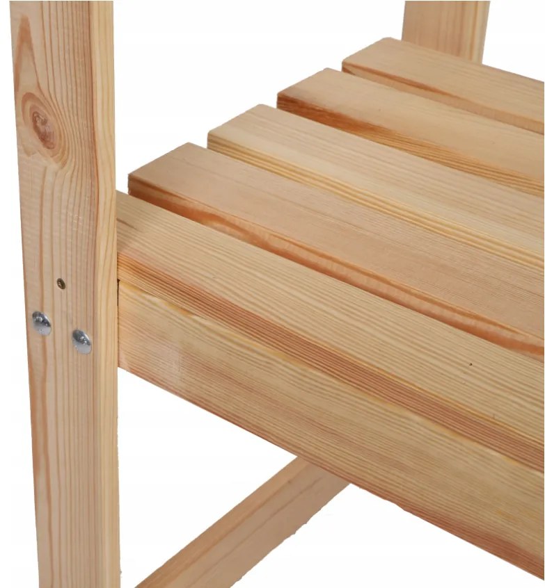 TvojRegal Záhradná lavička G-01 surová 78x118x45,5