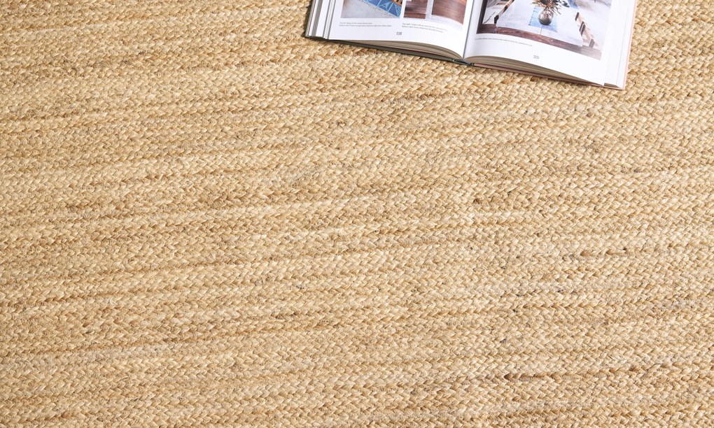 Diamond Carpets India, Ručne viazaný kusový koberec Brisa SM 08 Natural Black, 200x290, béžová, chodba / predsieň