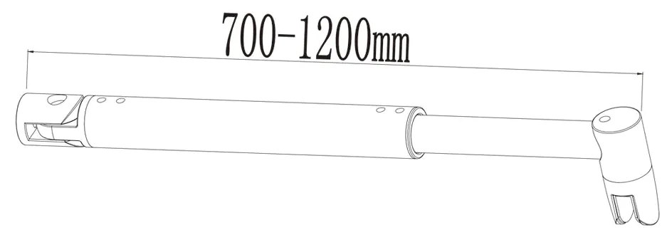 D‘Eluxe - SPRCHOVÉ ZÁSTENY - Sprchová zástena WALKER WA44X 50-160xcm sprchové zásteny Walk In číre 10 chróm univerzálna - ľavá/pravá 70-120cm 130 200 120x200