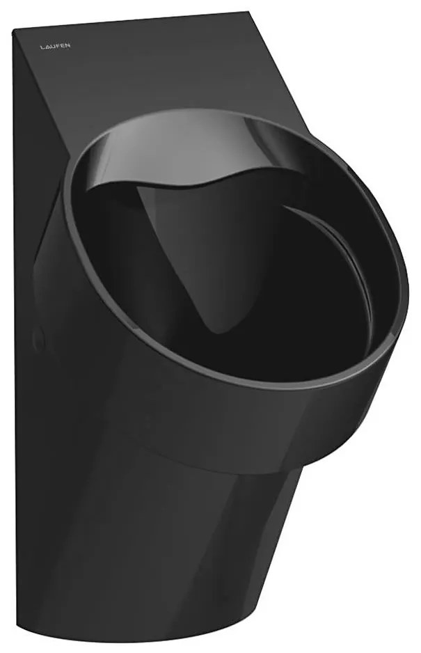 LAUFEN H8402857160001 -Pisoár VAL zadný prívod, zadný odtok keramika/matná čierna