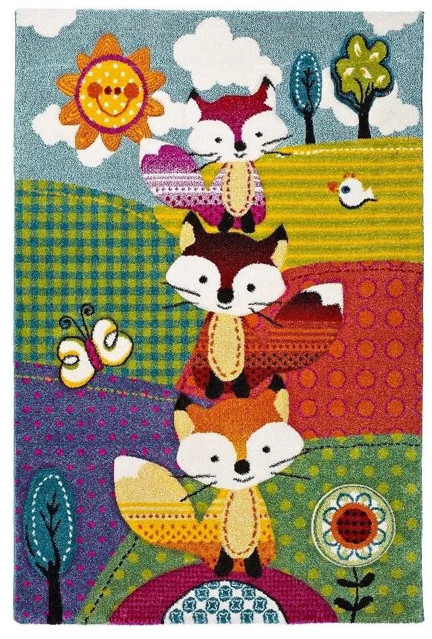 Detský koberec Universal Foxes, 120 × 170 cm