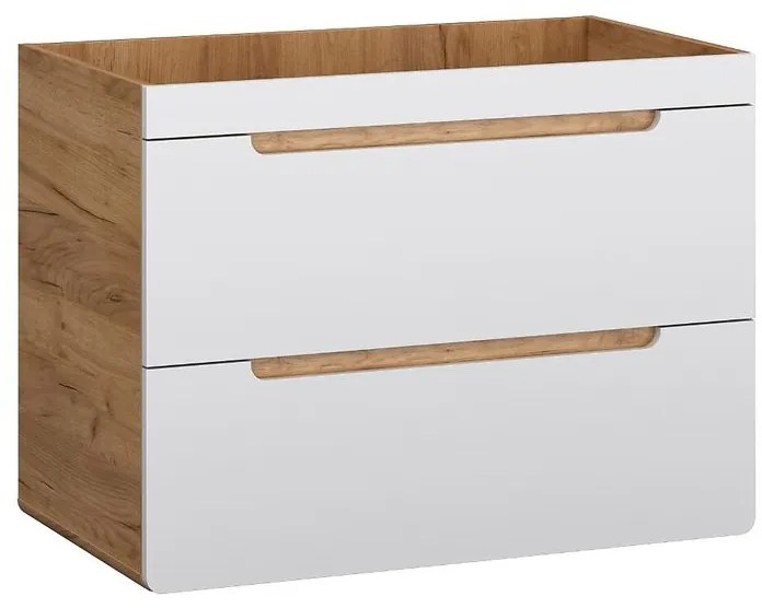 Skrinka Bronx 80 dub craft-biely