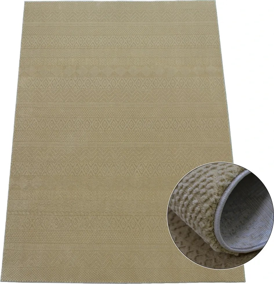 BE Koberec Zurich 1901 YELLOW – žltý obdĺžnikový Rozmer: 120x170 cm