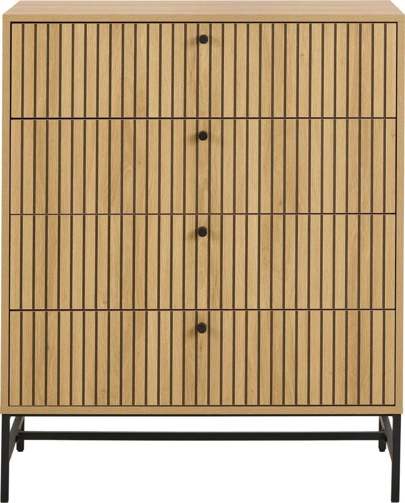 Komoda Albany 80 cm dub přírodní