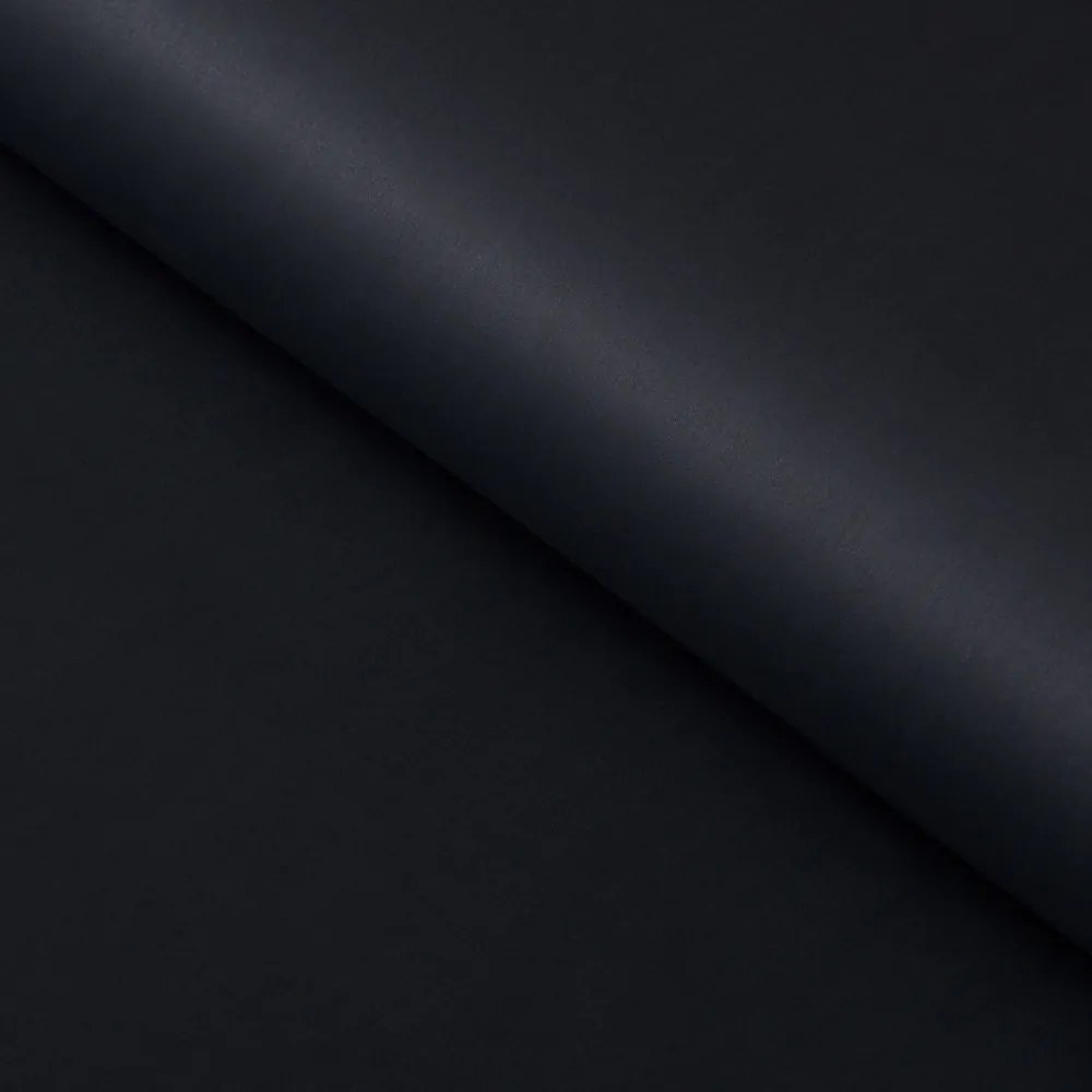 Biante Oválny bavlněný saténový ubrus ST-019 Čierny 120x180 cm