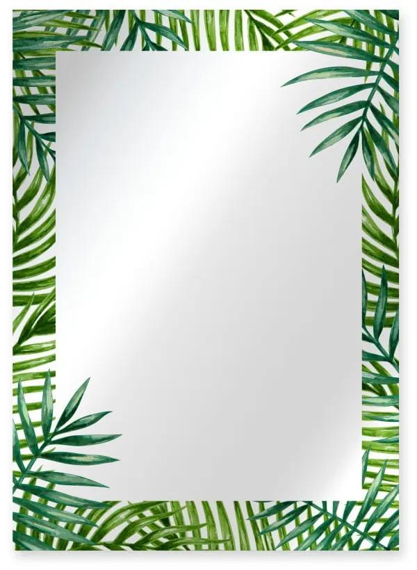 Nástenné zrkadlo Surdic Espejo Decorado Monstera, 50 × 70 cm