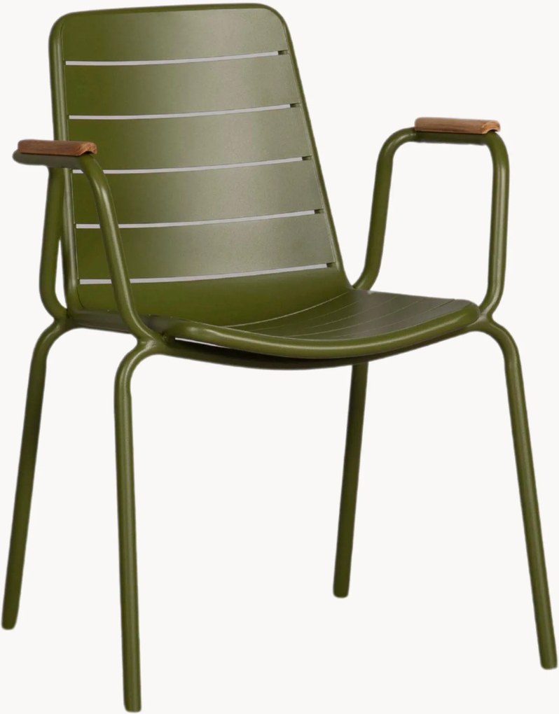 Záhradná stolička's opierkami z tíkového dreva Parc