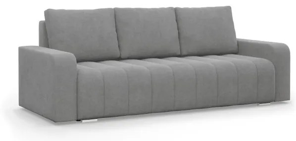 Trojmiestna rozkladacia sedačka ABRIELLE sivá