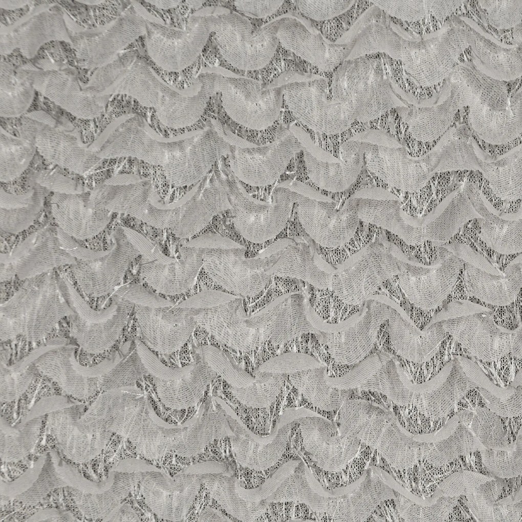 ZÁVES NA KRÚŽKOCH EVA MINGE TIFFANY 135X250 CM STRIEBORNÁ