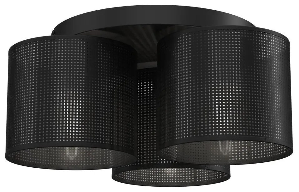 Luster prisadený LOFT SHADE 3xE27/60W/230V čierna