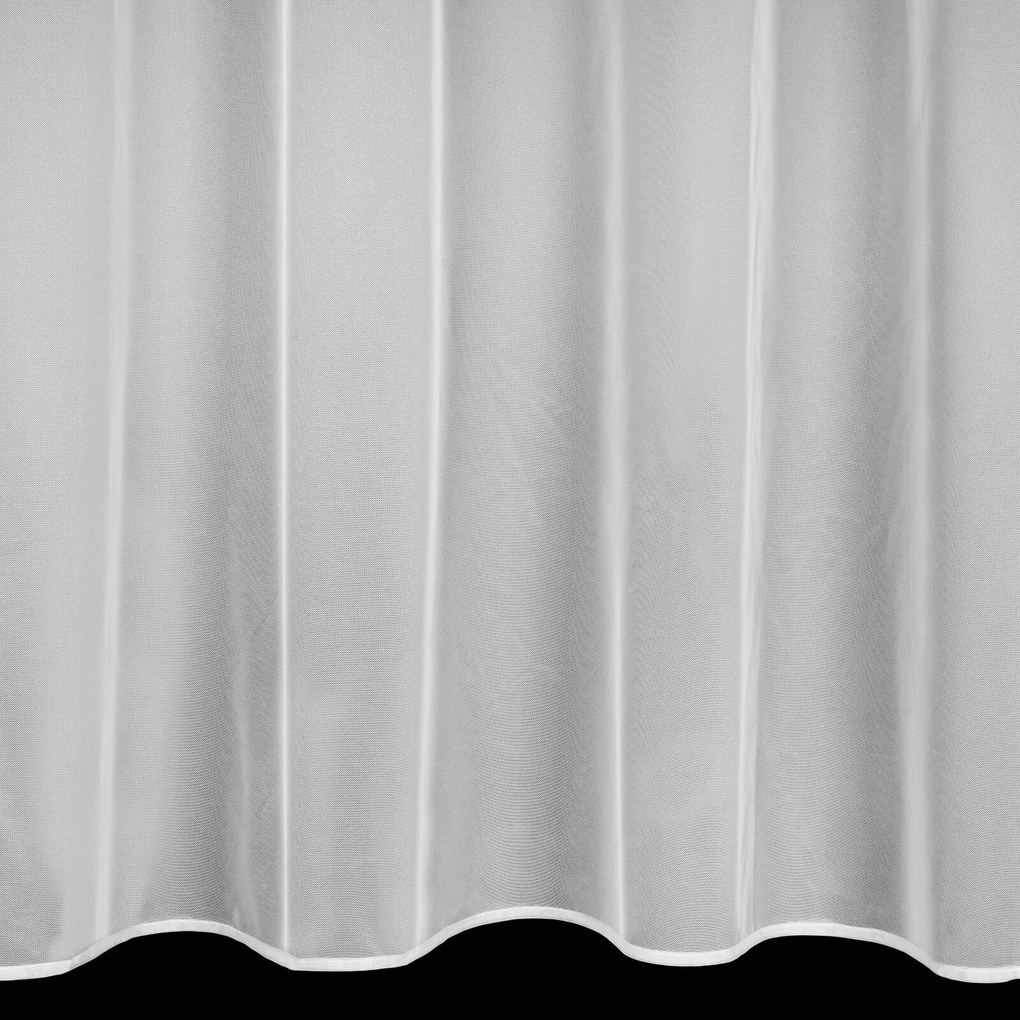ZÁCLONA NA KRÚŽKOCH SYLVI 140X260 CM BIELA