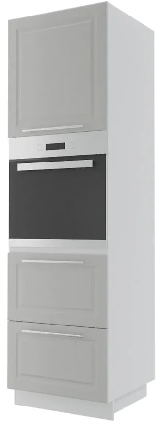 Kuchynská skrinka Emporium D14RU/2M 356 light grey stone/biela