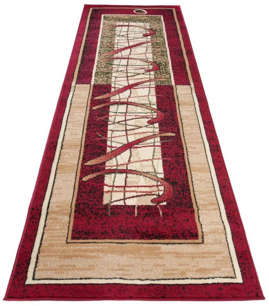 Kusový koberec PP Banan červený atyp 80x200cm