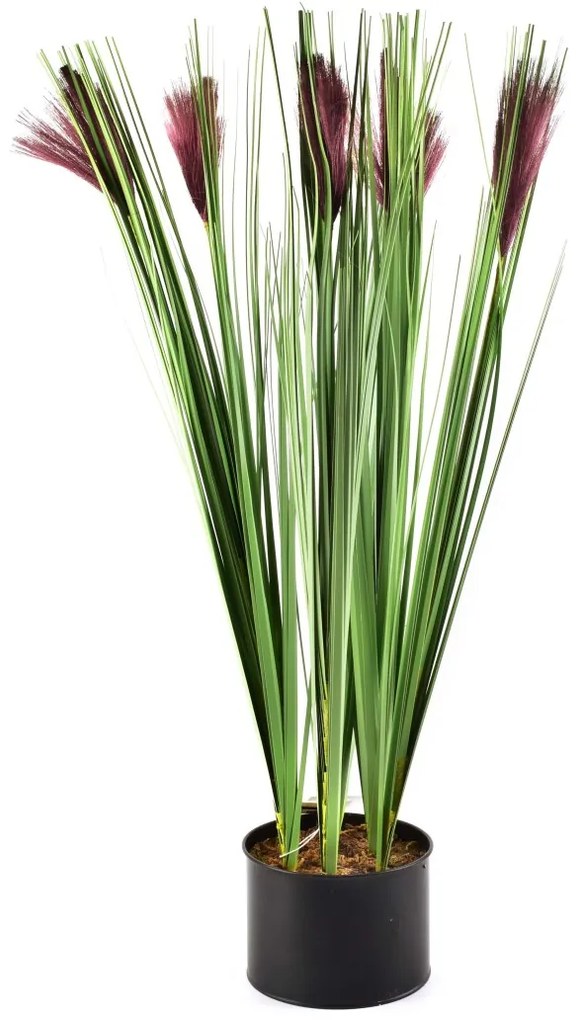 Umelá kvetina GRASS 64 cm fialová/zelená