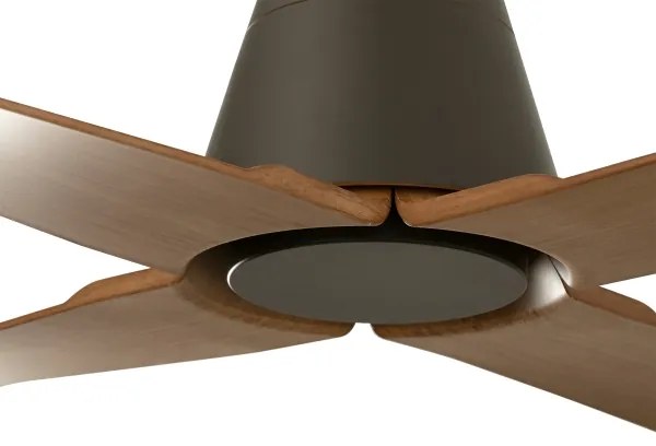 FARO 34106 - Stropný ventilátor TYPHOON M hnedá pr. 130 cm IP44 + diaľkové ovládanie
